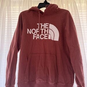The North Face Hooded Pullover in Dusty Brown/Mauve with White Logo